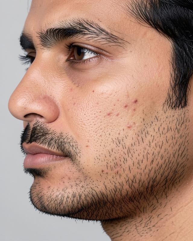 Skin resurfacing before view
